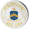 Greekgear Pi Kappa Phi PI PHI Circle Crest – Shield Decal
