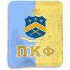 Greekgear Pi Kappa Phi PI PHI Two Tone Sherpa Lap Blanket