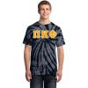 Pi Kappa Phi Essential Tie-Dye Lettered Tee(Black)