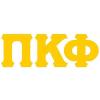 Pi Kappa Phi PI PHI Big Greek Letter Window Sticker Decal 4 Inches Athletic Gold(Athletic Gold)