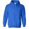 Pi Kappa Phi PI PHI Crest – Shield Emblem Hooded Sweatshirt(Royal Blue)