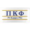 Pi Kappa Phi PI PHI Lettered Lines License Covers