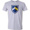 Pi Kappa Phi PI PHI Shield Short Sleeve Tee(Sports Grey)