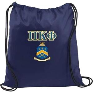 Greekgear Pi Kappa Phi Crest Shield Cinch Sack
