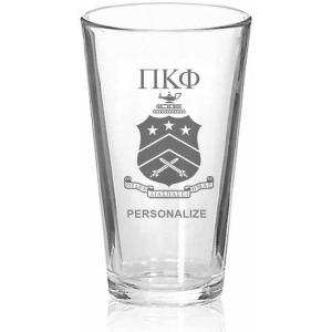 Greekgear Pi Kappa Phi PI PHI Mixing Glass Transparent