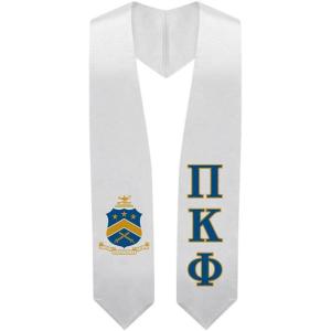 Greekgear Pi Kappa Phi PI PHI Super Crest – Shield Graduation Stole