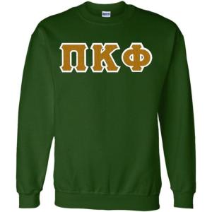Pi Kappa Phi Lettered Crewneck(Forest Green)