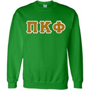 Pi Kappa Phi Lettered Crewneck(Irish Green)
