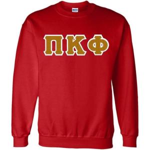 Pi Kappa Phi Lettered Crewneck(Red)