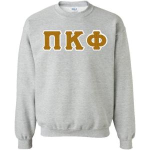 Pi Kappa Phi Lettered Crewneck(Sports Grey)