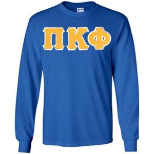 Pi Kappa Phi Lettered Long Sleeve(Royal Blue)