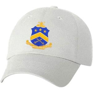 Pi Kappa Phi PI PHI Crest – Shield Hat White