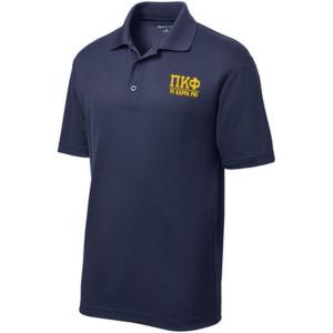 Pi Kappa Phi PI PHI Greek Letter Polo’s(True Navy)