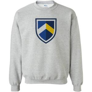 Pi Kappa Phi PI PHI Shield Crewneck Sweatshirt(Sports Grey)