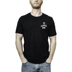 Pi Kappa Phi PI PHI Social T-Shirt(Black)