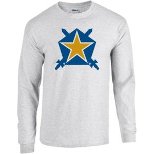 Pi Kappa Phi PI PHI Star Long Sleeve Tee(Light Grey)
