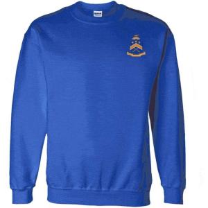 Pi Kappa Phi World Famous Crest – Shield PATCH Crewneck Sweatshirt(Royal Blue)