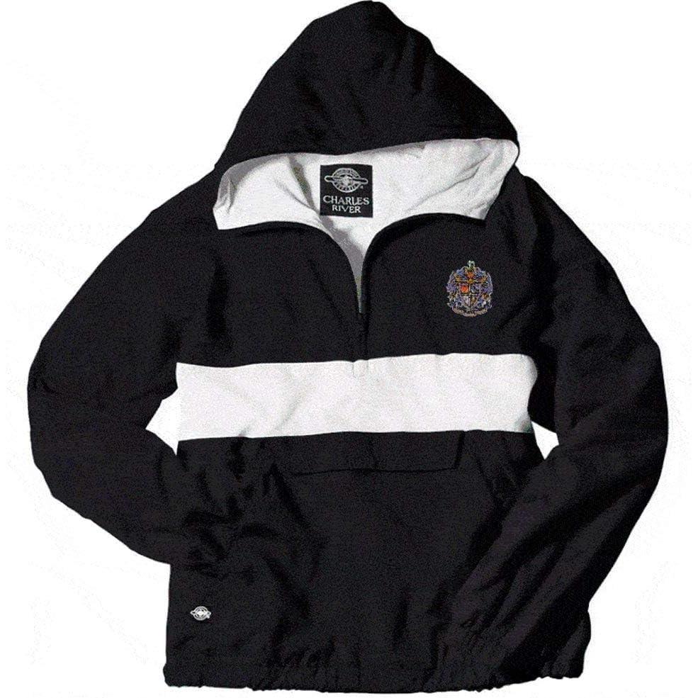 imageGreekgear Sigma Alpha Epsilon SAE AnorakBlackWhite