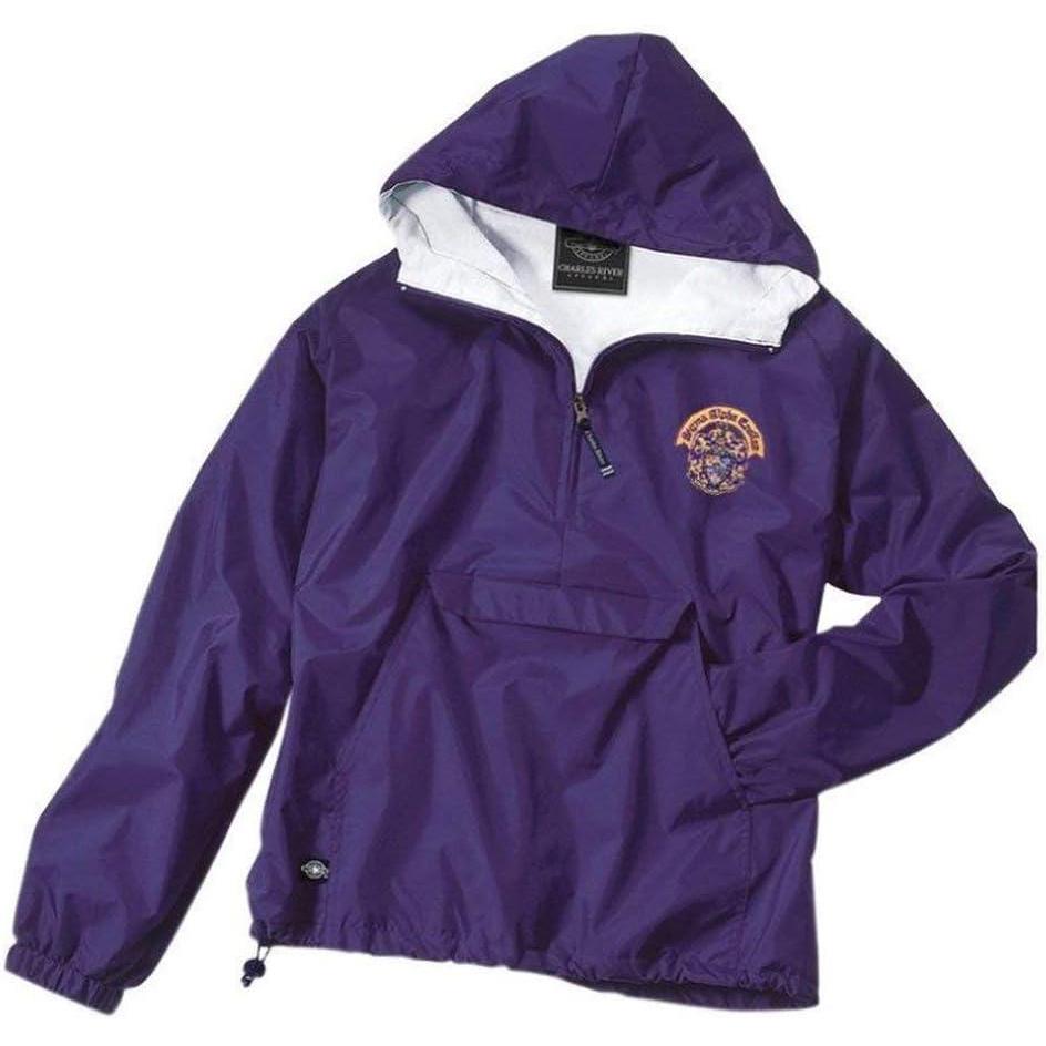 imageGreekgear Sigma Alpha Epsilon SAE AnorakPurple