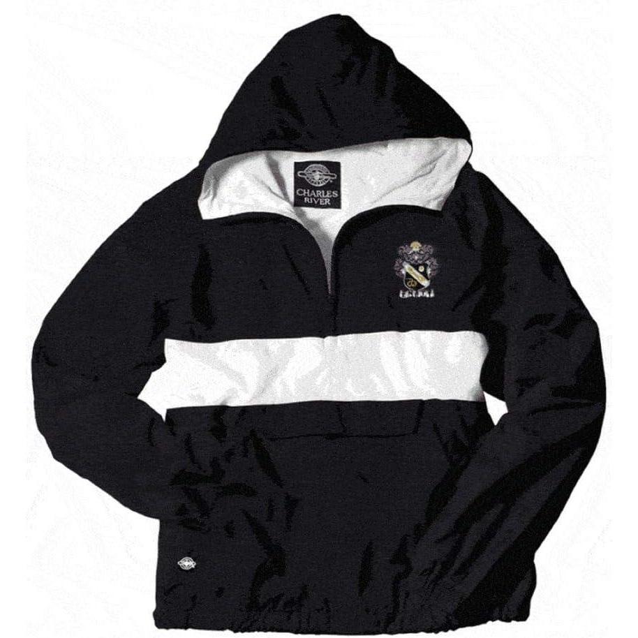 imageGreekgear Sigma Nu AnorakBlackWhite