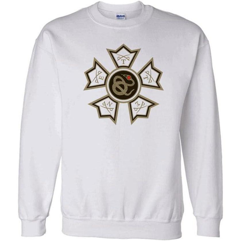 imageGreekgear Sigma Nu Logo Crewneck SweatshirtLight Grey