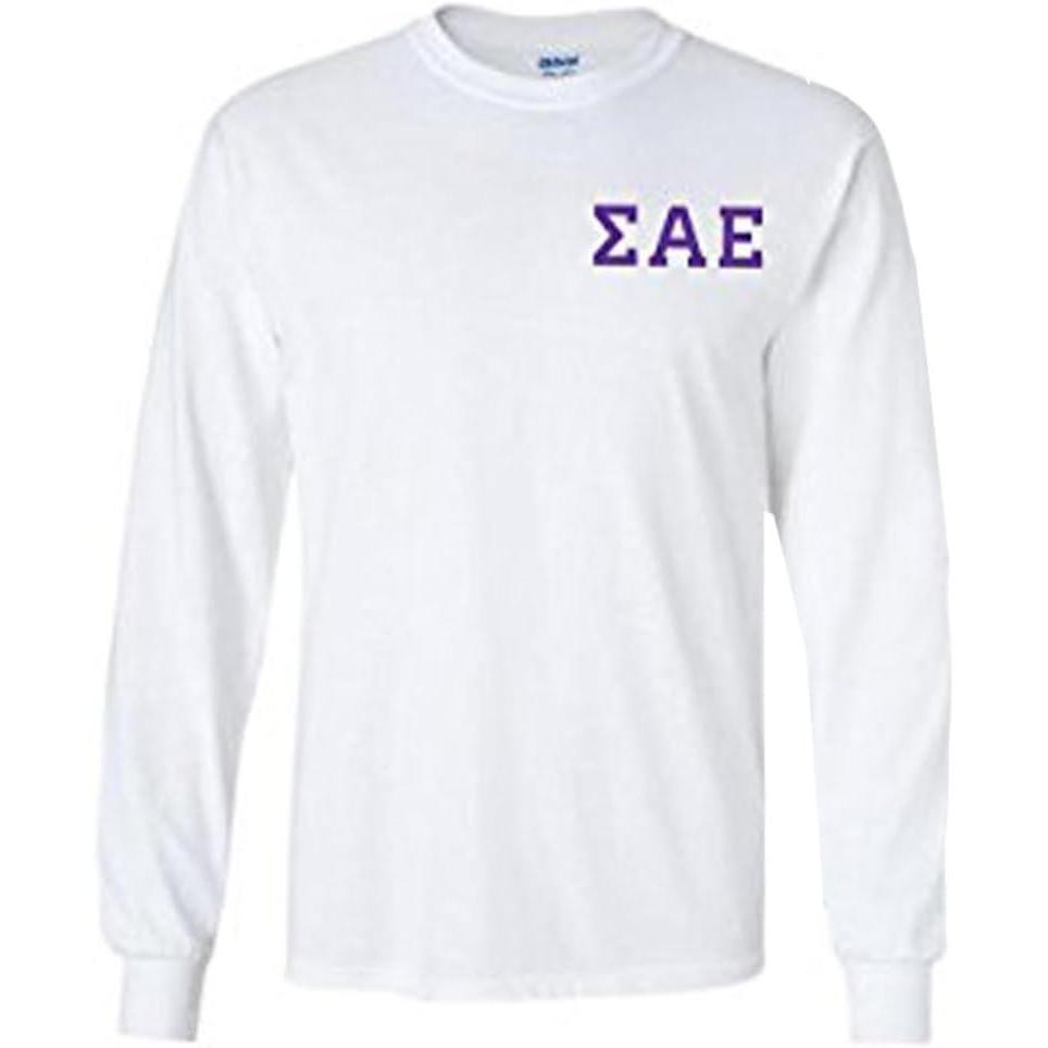 imageSigma Alpha Epsilon SAE Flag Long Sleeve TShirtWhite