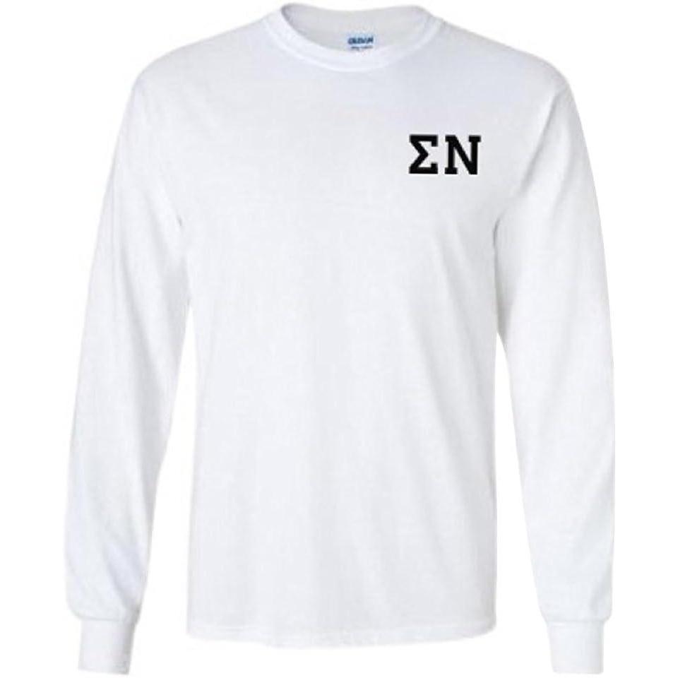 imageSigma Nu Flag Long Sleeve TShirtWhite