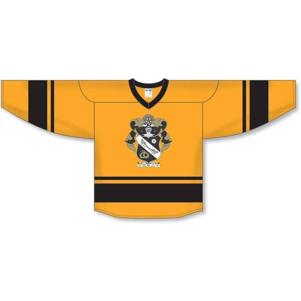 imageSigma Nu League Hockey JerseyGoldBlack