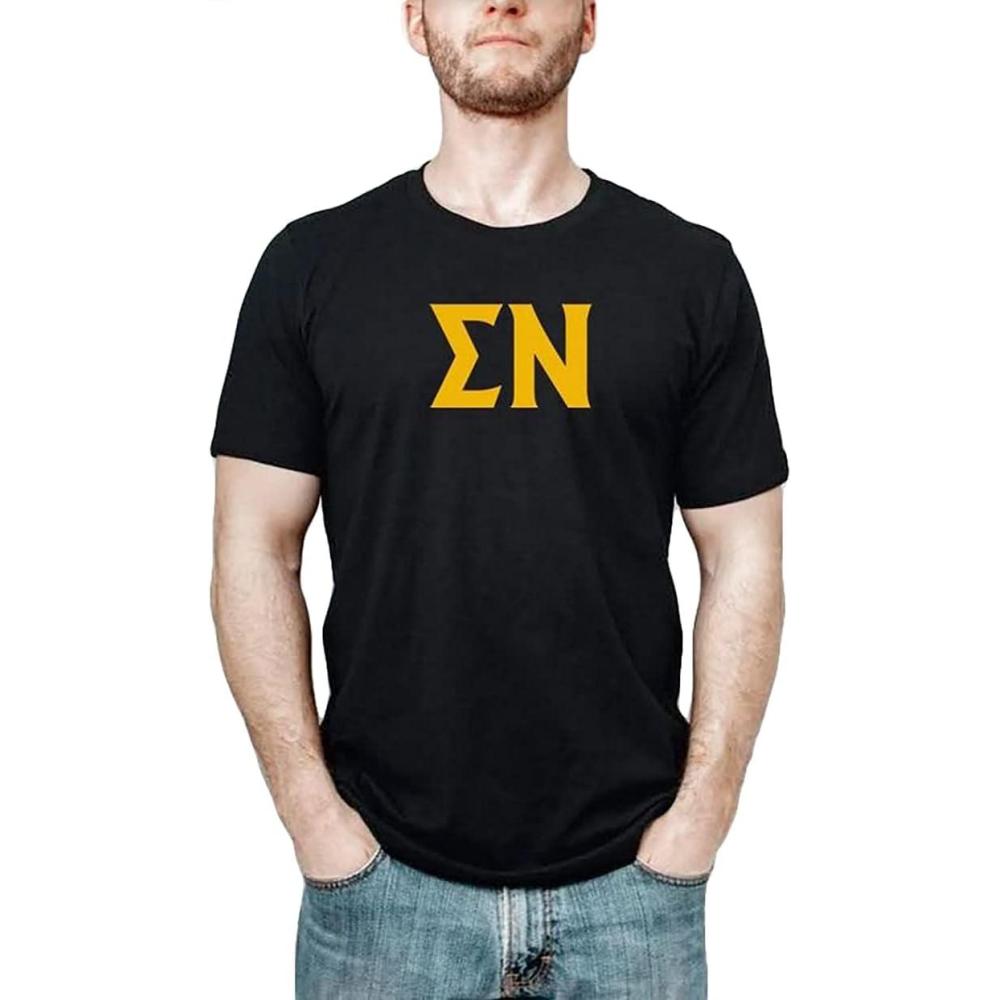 imageSigma Nu Letter TeeBlack