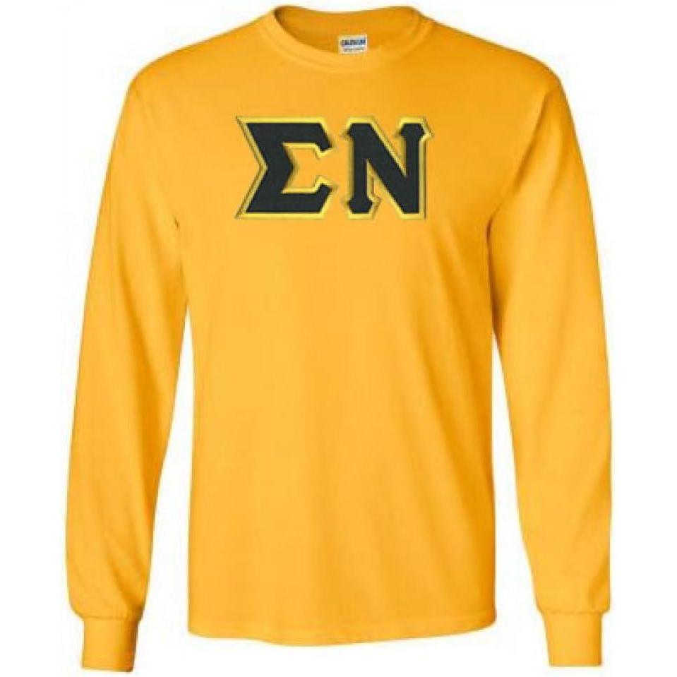 imageSigma Nu Lettered Long SleeveAthletic Gold