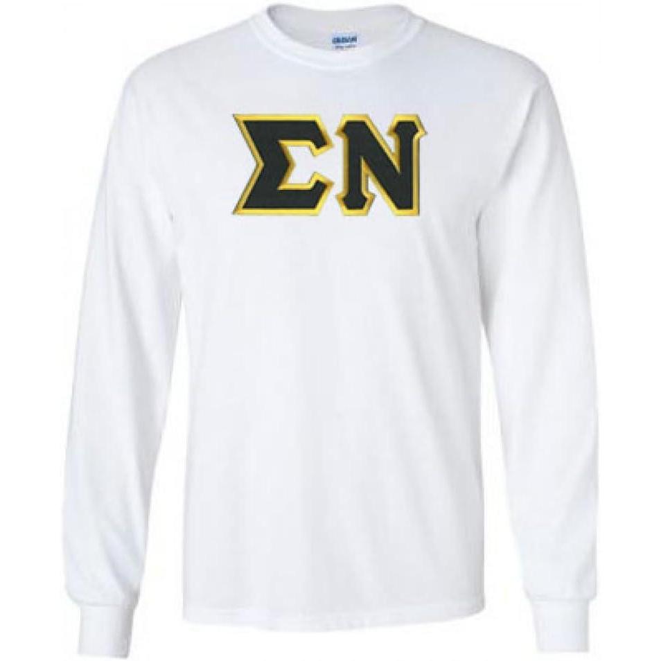 imageSigma Nu Lettered Long SleeveWhite