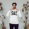 Greekgear Sigma Alpha Epsilon SAE Nickname Hooded Sweatshirt(White)