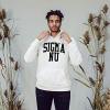 Greekgear Sigma Nu Nickname Hooded Sweatshirt(White)