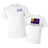 Sigma Alpha Epsilon SAE Flag T-Shirt(White)