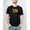 Sigma Nu Letter Tee(Black)