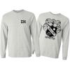 Sigma Nu World Famous Crest Long Sleeve T-Shirt(Light Grey)