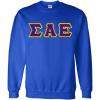 Greekgear Sigma Alpha Epsilon Lettered Crewneck(Royal Blue)