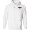 Greekgear Sigma Nu Flag Patch Hooded Sweatshirt(White)