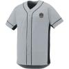 Sigma Alpha Epsilon SAE Fraternity Crest Slugger Baseball Jersey(Silver/Black)