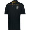Sigma Nu Greek Crest Emblem Defer Polo(Black/Gold)