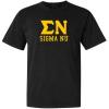 Sigma Nu Greek Heavyweight T-Shirt(Black)
