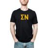 Sigma Nu Letter Tee(Black)