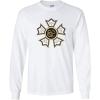 Sigma Nu Logo Long Sleeve Tee(White)