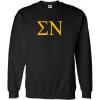 Sigma Nu World Famous Greek Crewneck(Black)