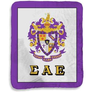 Greekgear Sigma Alpha Epsilon Sherpa Lap Blanket