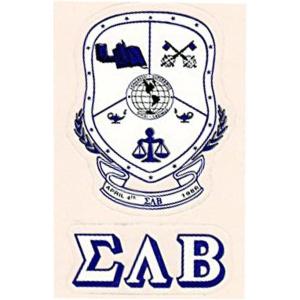 Sigma Lambda Beta Crest Decal