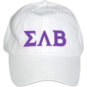 Sigma Lambda Beta Letter Hat(White)