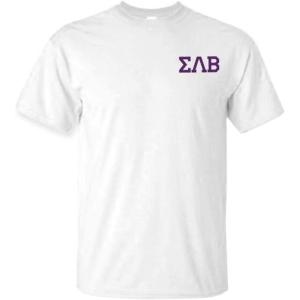 Sigma Lambda Beta World Famous Crest Tee(White)