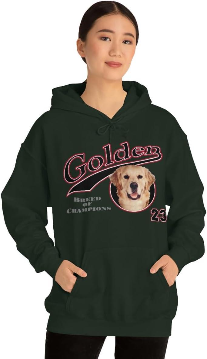 imageGolden Retriever Breed Of Champions Hooded SweatshirtForest Green