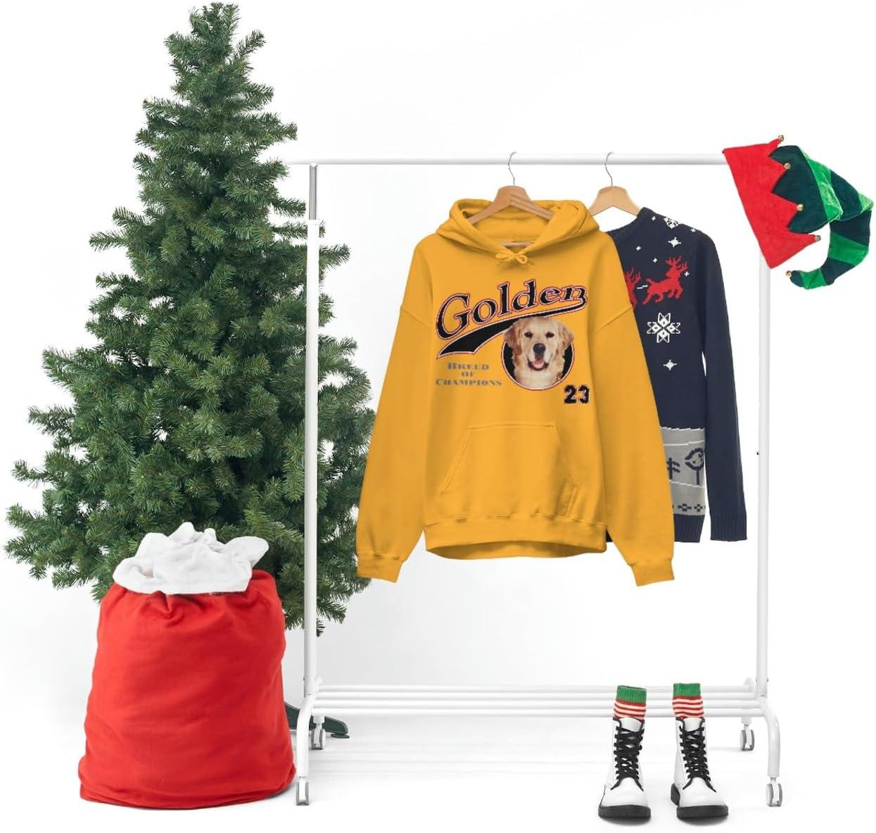imageGolden Retriever Breed Of Champions Hooded SweatshirtGold